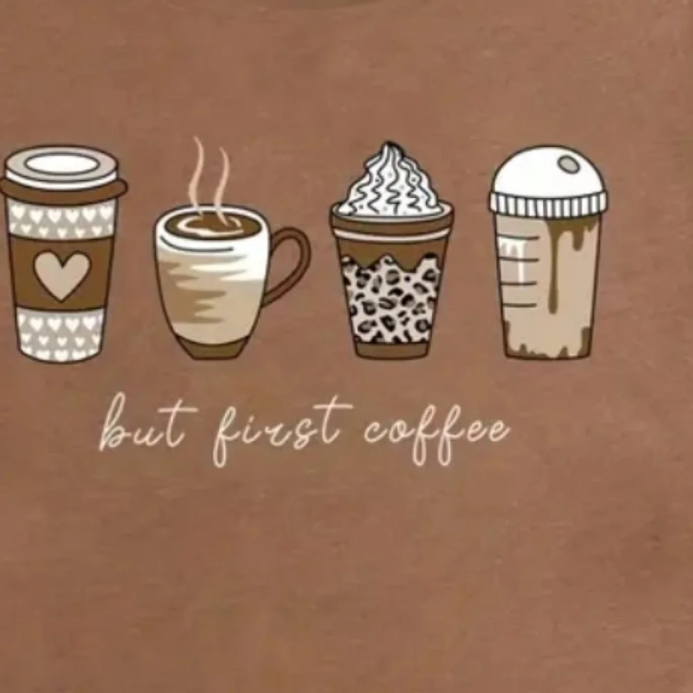 NIP "But First Coffee" Short Sleeve t-shirt - Picture 2 of 3